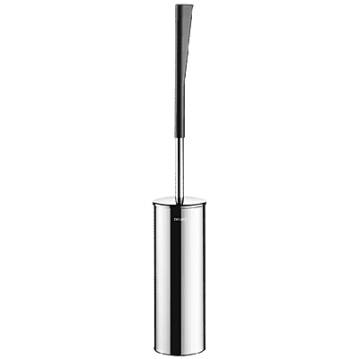 Delabie Wall-mounted toilet brush set with lid and long handle Delabie Wall-mounted toilet brush set with lid and long handle