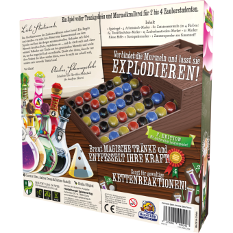 Potion Explosion (2. Edition) DEUTSCH Boxenrückseite