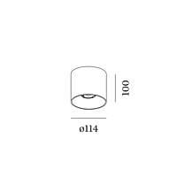 Ray Ceiling Surf 1.0 PAR16 Black