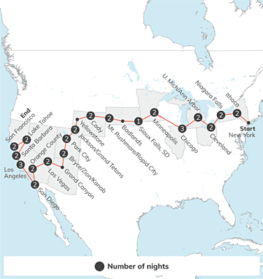 USA East to West Tour for Teens USA East to West Tour for Teens