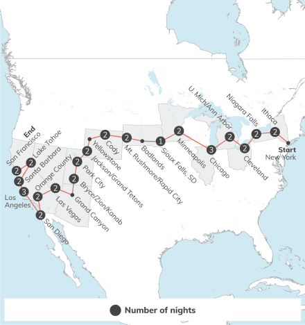 USA East to West Tour for Teens USA East to West Tour for Teens