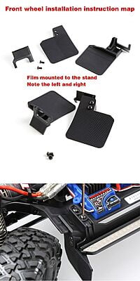 GRC GAX0083 TRX4 Rubber Mud Flaps