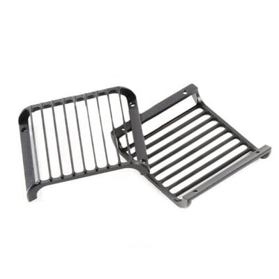 1 Pair RC Crawler Defender TRX4 Landrover Metal Front Headlight Grille Guard 1 Pair RC Crawler Defender TRX4 Landrover Metal Front Headlight Grille Guard