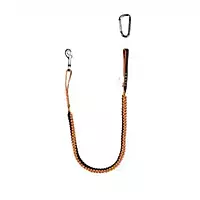 Black Bull Tool Lanyard zwart-oranje – ring-ring, maximale zichtbaarheid en zekerheid