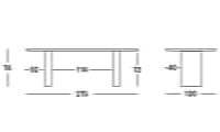 Ari Ellipse Dining Table
