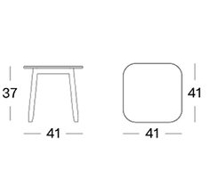 David Square Side Table David Square Side Table