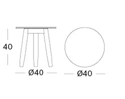 David Round Side Table David Round Side Table
